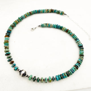 Handcut Royston Beaded Forever Necklace