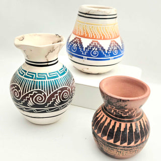 Handmade Native Horsehair Vase – Small