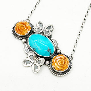 Sheila Tso Butterfly Bar Necklace