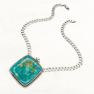 HCR Silver Highgrade Royston Bar Necklace