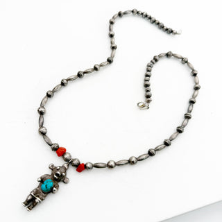 Vintage Navajo Yei Spirit Necklace