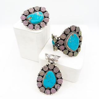 Tyle Brown High Grade Royston and Druzy Set