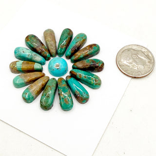 High-grade Persian Turquoise Cabochon Suites
