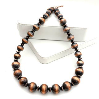 Giant Copper NP Alternating Necklace