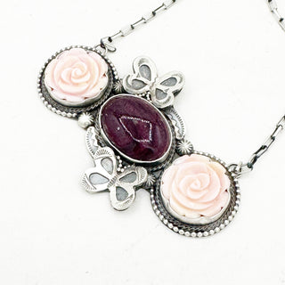 Sheila Tso Butterfly Bar Necklace