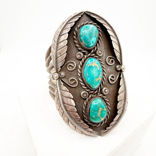 Massive Vintage BLUEGEM SHADOWBOX Cuff