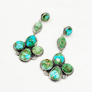 Justine Tso Sonoran Gold Princess Cluster Earrings