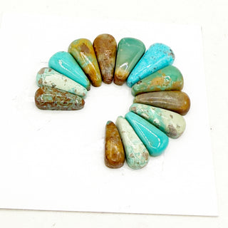 High-grade Persian Turquoise Cabochon Suites
