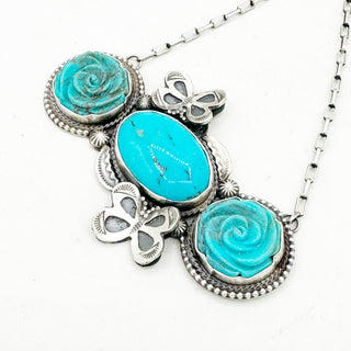 Sheila Tso Butterfly Bar Necklace