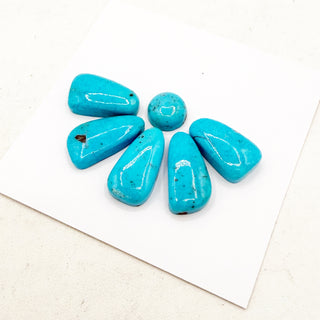 High-grade Persian Turquoise Cabochon Suites