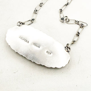 HCR Silver Badass Blackjack Bar Necklace