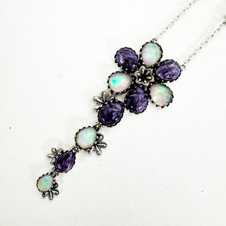 Wisteria Draping Cluster Necklace