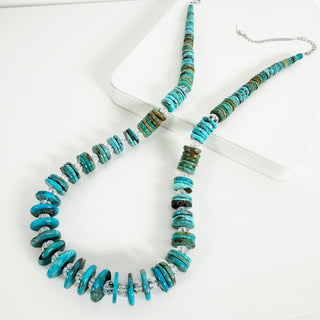 Memorial Day Crazy Turquoise Bespoke Necklace