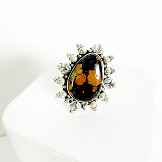 Webbed Blackjack Starburst Ring