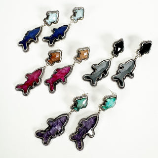 Shark Attack Statement Earrings