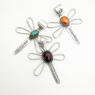 Delbert Secatero Dragonfly Pendants