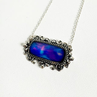 Cassie Bar Necklace - Aura Opal