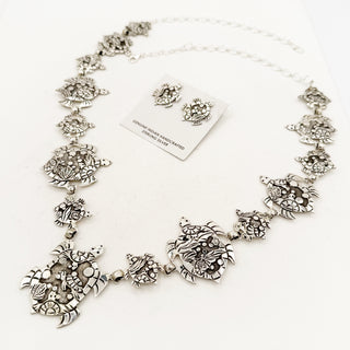 Lloyd Becenti Sea Turtle Storyteller Mega Necklace