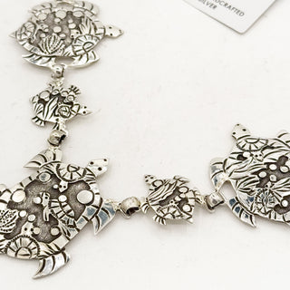 Lloyd Becenti Sea Turtle Storyteller Mega Necklace