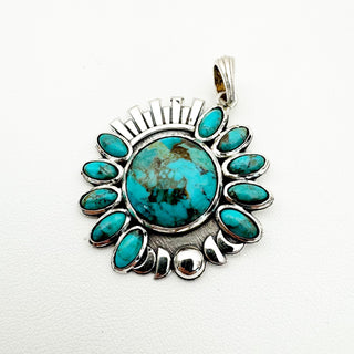 Circle of Life Pendant - Kingman Turquoise