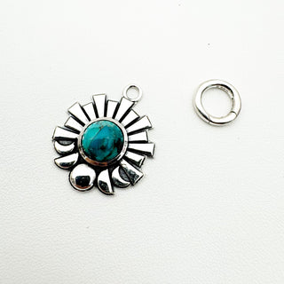 Circle of Life Charm - Kingman Turquoise