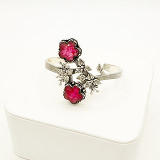 Cherry Blossom Mega Cuff - Ruby