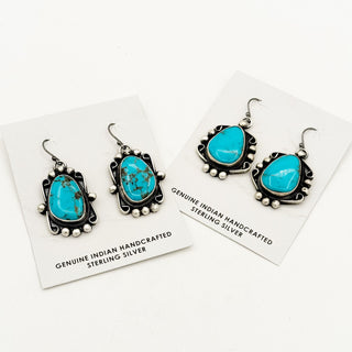 Kingman Native Made Dangle Earrings