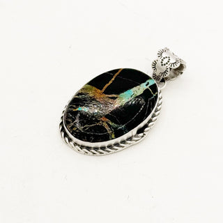 Philbert Nez Blackjack Turquoise Pendants