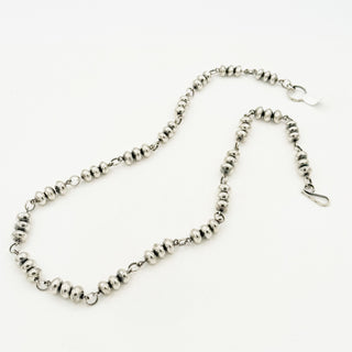 Ball and Chain Poncha Pearl Necklace by Jason Ogg