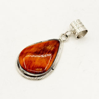 Gregg Yazzie Autumn Orange Spiny Pendants