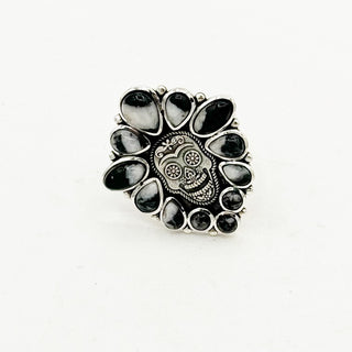 Hespera Sugar Skull Cluster Rings